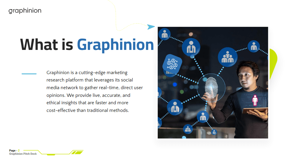 What is Graphinion pitch deck slide