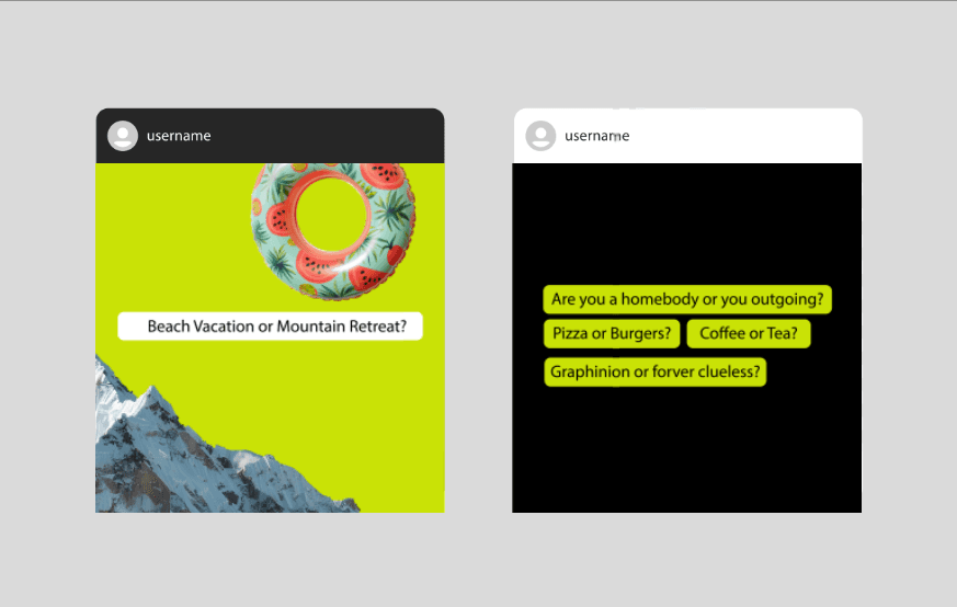 Graphinion mountain and educational social graphics