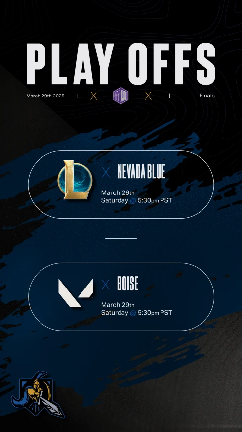 League of Legends playoffs story graphic