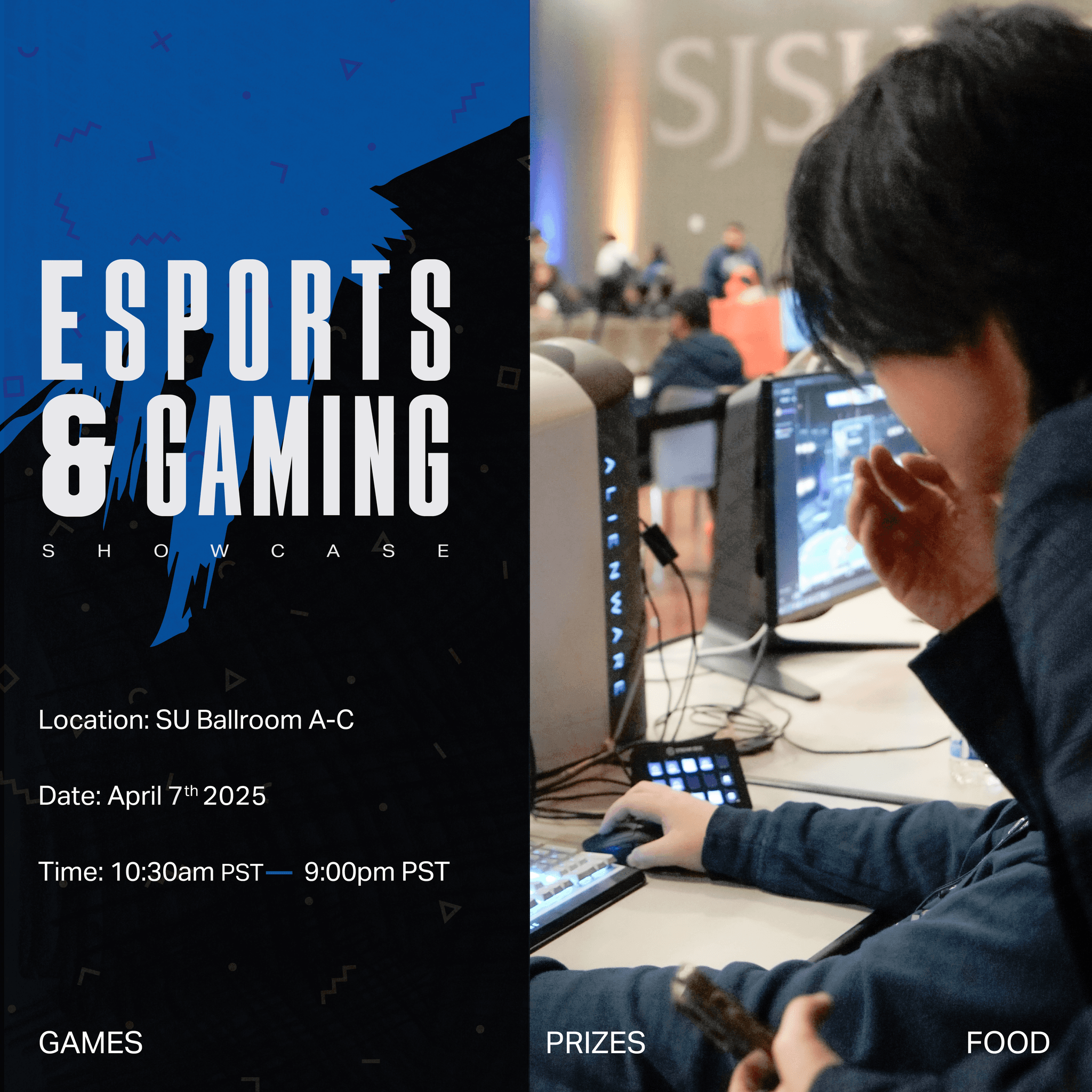 SJSU Esports and Gaming event poster